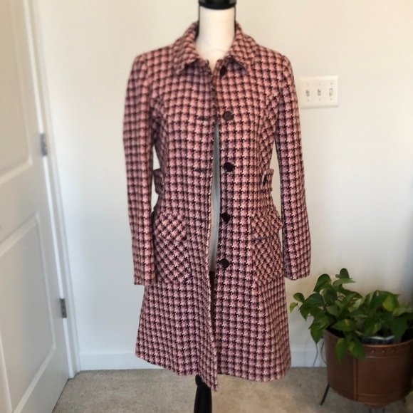 Moda International Jackets & Blazers - MODA INTERNATIONAL Burgundy Coat